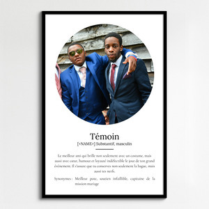 Poster Personnalisé Trauzeuge: Offrez un souvenir inoubliable avec votre photo