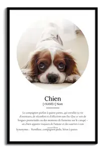 Poster Définition Personnalisé Chien - Créez votre propre hommage canin