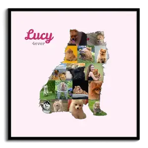 Créez une mosaïque de Pomeranian personnalisée avec vos photos
