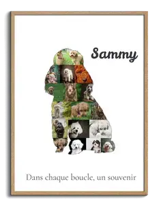 Personnalisez votre Collage Pudel - Souvenirs Enchanteurs