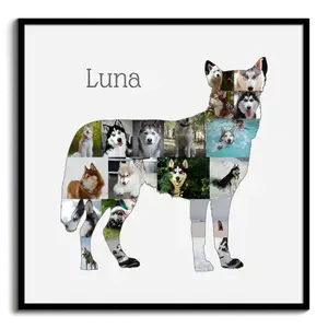 Créez une Silhouette Husky Unique avec vos Photos