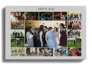 Abitur Fotocollage gestalten – mit Jahr, Schule & Motto