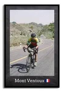 Rennrad Fotocollage erstellen mit Wunschtext für deine schönsten Touren