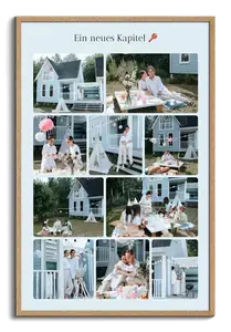 Fotocollage zum Einzug gestalten – persönliches Geschenk zum neuen Zuhause