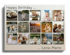 Créez une Collage Anniversaire en Acrylique