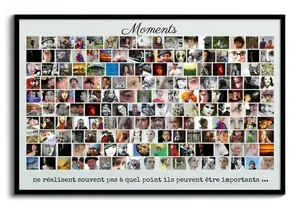 Collage Photo Personnalisée: Capturez les Moments Précieux avec des Photos en Rangées