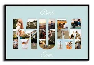 Créez une Collage Photo pour la Meilleure Maman avec votre Message Personnalisé