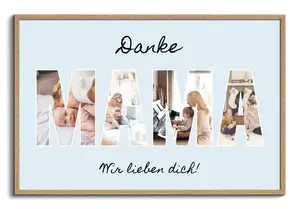 Fotocollage für Mama, Papa, Oma & Opa – gestalte jetzt Buchstaben aus deinen Fotos
