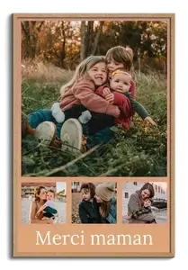 Collages photo Fête des Mères & Pères - créez et offrez avec texte perso modèles variés