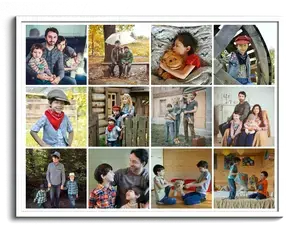 Collage Photo Famille Élégante - Souvenirs Personnalisés