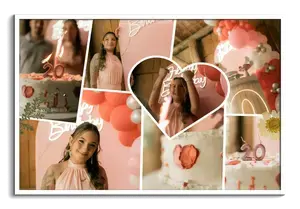 Scrapbook-Fotocollage Lieblingsmomente gestalten