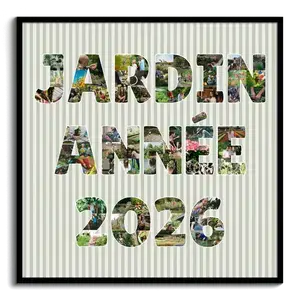 Collage Photo Personnalisée "Année de Jardin"
