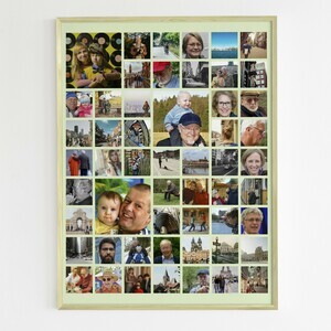 Créez votre poster familial personnalisé avec photos et textes uniques