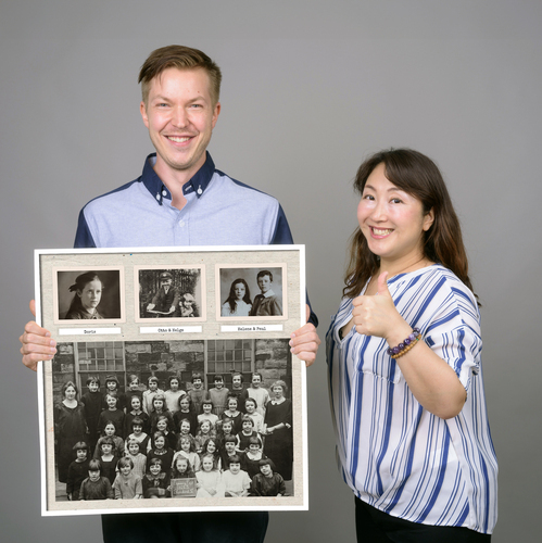 Collage Photo Rétro Personnalisée - Souvenir École Idéal