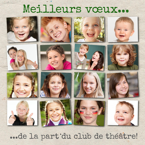 Collage Photo École Creatif - Cadeau Personnalisable AG Théâtre