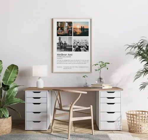 Poster Définition 'Meilleur Ami' personnalisable