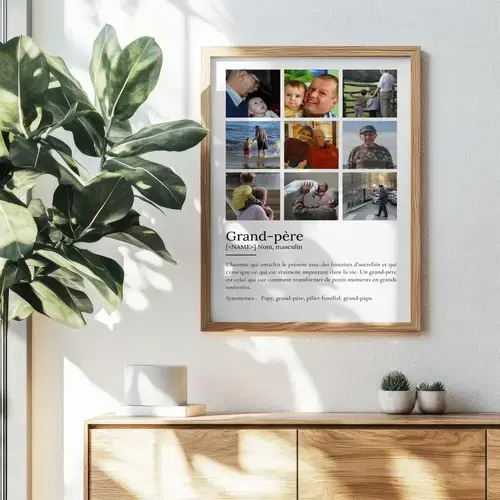 Poster Définition Personnalisable "Opa"