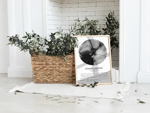 Poster Définition Grands-Parents personnalisable