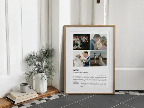 Poster Définition Personnalisé 'Mari'