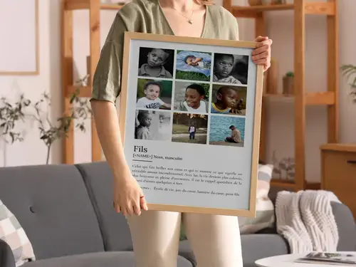 Poster Définition Fils Personnalisé