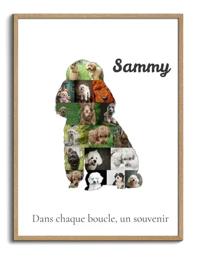 Personnalisez votre Collage Pudel - Souvenirs Enchanteurs