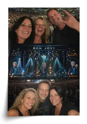 Collage photo concert personnalisable