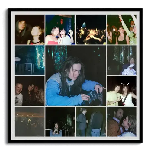 Collage photo concert personnalisable