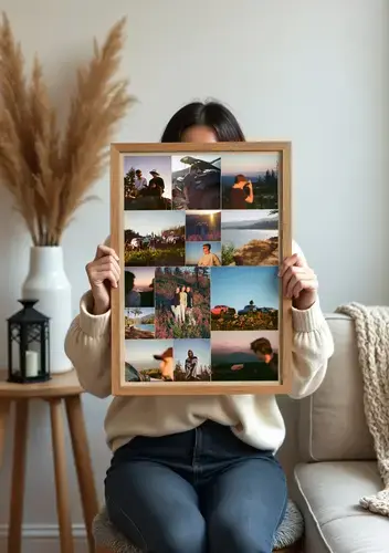 Collage photo road trip avec texte