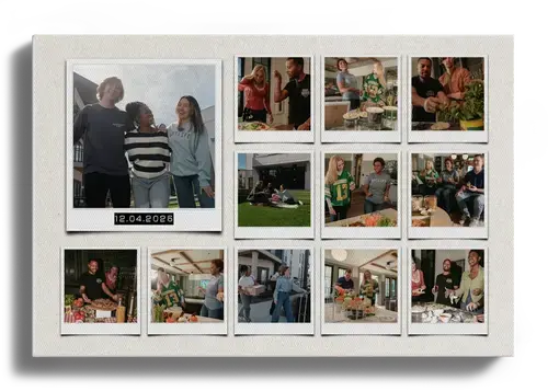 Collage photo pendaison de crémaillère