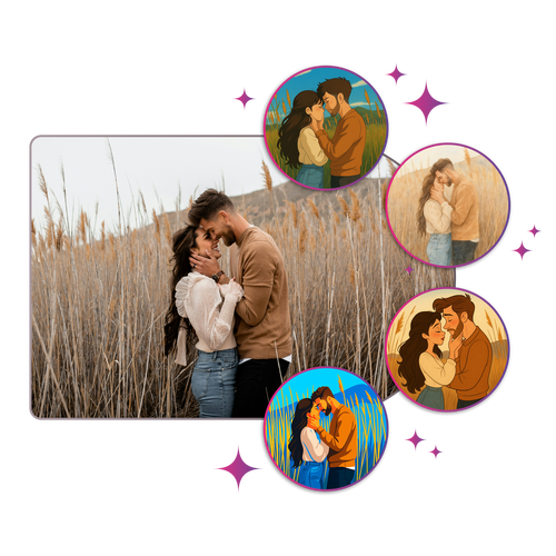 Foto mit KI umwandeln – Aquarell & mehr Stile