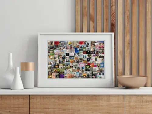 Hochzeitsfotocollage mit bis zu 200 Bildern