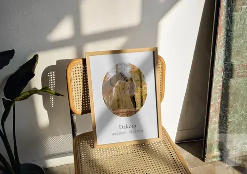 Gedenk-Fotocollage Pferd mit Name & Daten