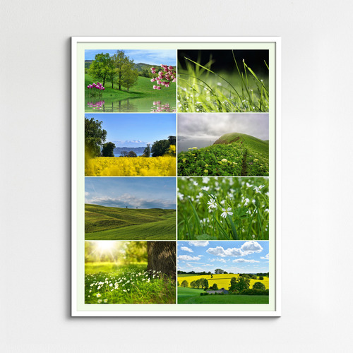 Créez votre collage photo Nature, paysages & animaux – 4 saisons, tirage premium