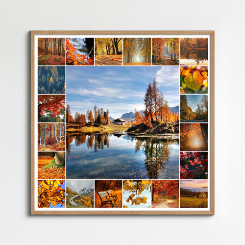 Créez votre collage photo Nature, paysages & animaux – 4 saisons, tirage premium