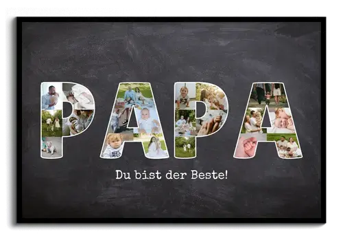 Foto-Collagen Mama/Papa/Oma/Opa - Fotos als Text