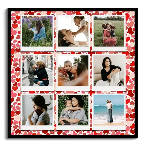 Collages Photos Mères-Enfants avec Textes