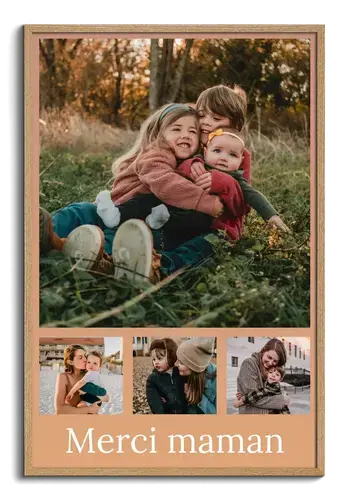 Collages photo Fête des mères/pères personnalisés