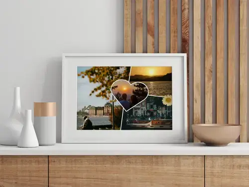 Scrapbook-Clean Fotocollage Urlaub