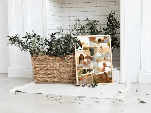 Scrapbook-Collage Hochzeit & Verlobung