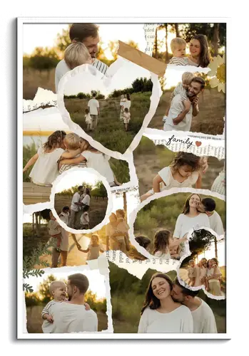 Scrapbook-Collage Lieblingsmomente