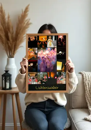 Herbst-Laternenumzug Fotocollage mit Wunschtext