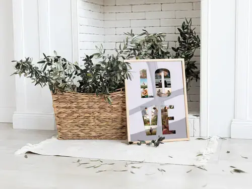 Collage LOVE personnalisée - thème amour