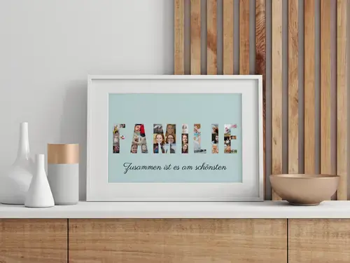 Fotocollage "Familie" mit personalisierten Fotos