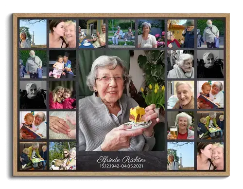 Collage photo pour commemoration a une ceremonie