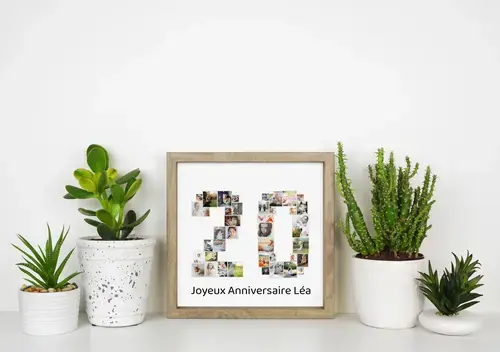 Collage de Photos "20" Personnalisable