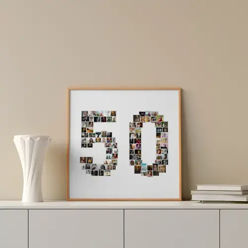 Collage Photos en Chiffre 50