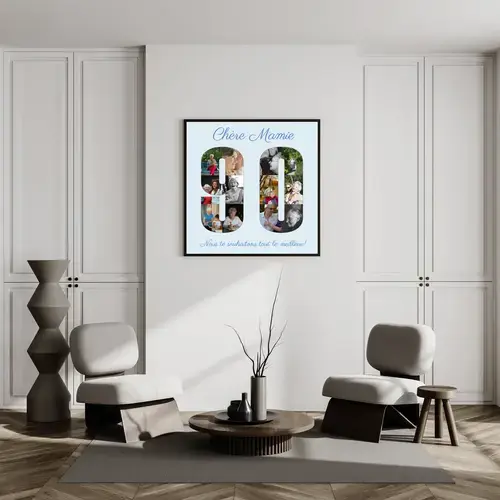 Collage Photo "90" personnalisée