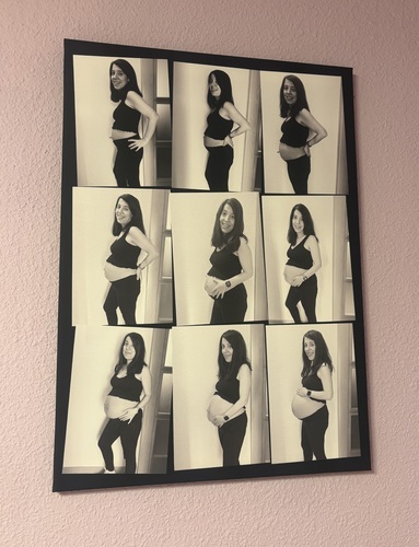 Kundenfoto von Angélica für Bewertung Druck Fotocollage Leinwand 50x70cm