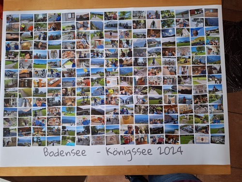 Photo du client Corinna pour l'évaluation Impression Photocollage Affiche 100x70cm