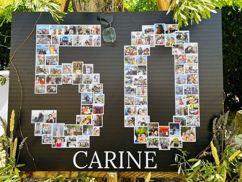 Photo du client Edith pour l'évaluation Impression Photocollage Mousse rigide 80x60cm